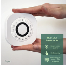 Weiße Frient-Tastatur zur sicheren Zugangskontrolle