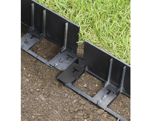 Gartenrasenkante aus Kunststoff zur Rasenbegrenzung