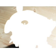 Isolationsunterlegscheibe auf einem Holzboden