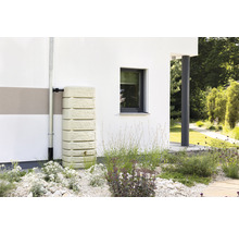 Wandtank 4rain Slim Stone Decor inkl. Auslaufhahn 500 l sandbeige