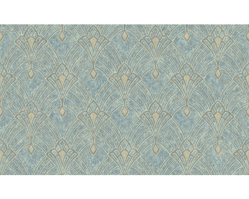 Vliestapete 38094-2 Mata AT HORNBACH Art-Deco | Hari blau