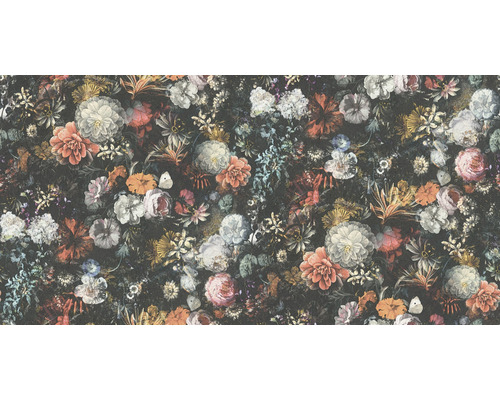 Tapete mit Blumenmuster im Vintage-Stil