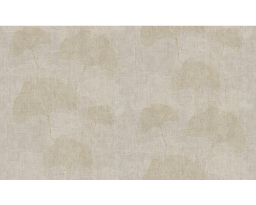 Tapete mit Ginkgo Blatt Muster