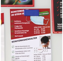 Informationen zu Schutzmasken und Schutzmaskenhaltern