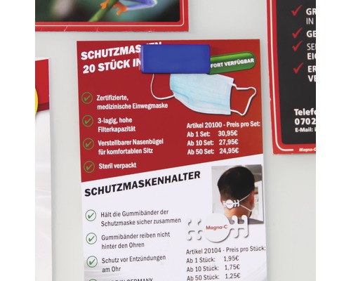 Informationen zu Schutzmasken und Schutzmaskenhaltern