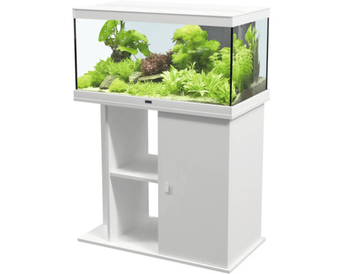 Aquarium mit Unterschrank und Bepflanzung