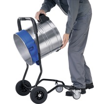Mörtelmaschine mit Fahrgestell zur einfachen Bewegung