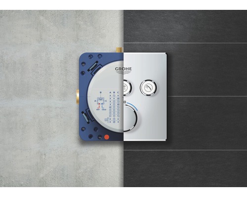 Grohe Unterputz-Thermostatarmatur zur Steuerung von Dusche und Badewanne