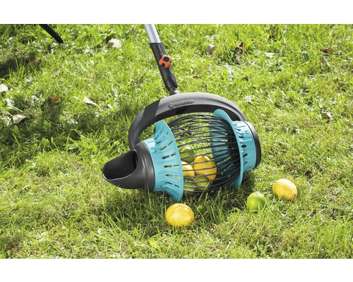 Gardena Obstsammler mit Früchten im Gras