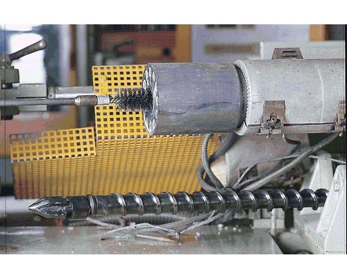 Schneckenwelle in industrieller Umgebung