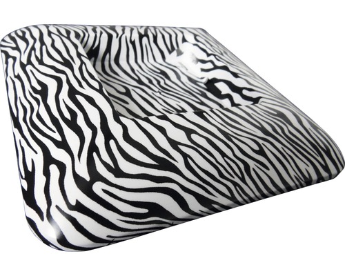 Seifenschale mit Zebra Muster