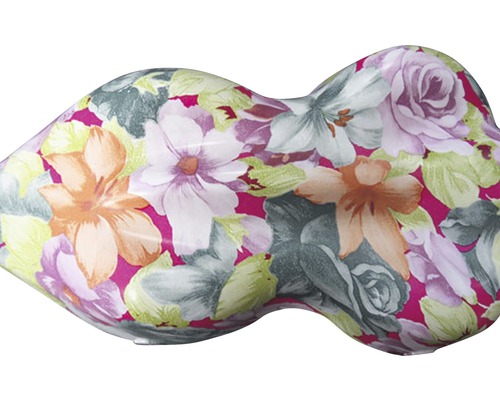 Kissen mit Blumenmuster