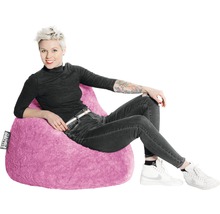 Sitzkissen Sitting Point Sitzsack Beanbag Fluffy XL pink 70x110 cm