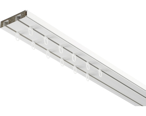 Gardinenleiste mit Zubehör zur Befestigung von Vorhängen