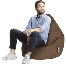 Sitzkissen Sitting Point Sitzsack Beanbag Brava XL braun 70x110 cm