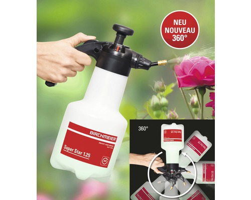 Birchmeier Super Star 1.25 Drucksprüher in Anwendung