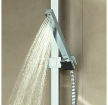 Handbrause mit Brauseschlauch und Wasserstrahl