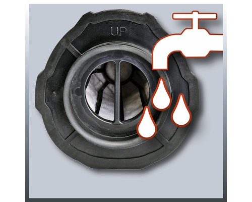 Filter für Nass Trockensauger mit Wassersymbol