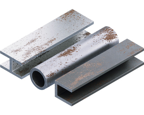 Metallprofile: H-Träger, Rohrprofil und U-Profil