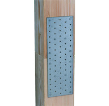 Lochplatte 200 x 60 mm, sendzimirverzinkt, 1 Stück-thumb-3 Lochplatte 200 x 60 mm, sendzimirverzinkt, 1 Stück-thumb-3