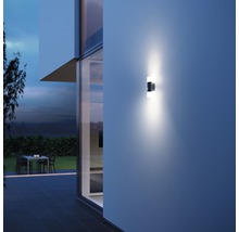 Steinel Sensor LED Außenwandleuchte 9,8 W 797 lm 3000 K warmweiß 235x80 mm L 910 S silber-thumb-6 Steinel Sensor LED Außenwandleuchte 9,8 W 797 lm 3000 K warmweiß 235x80 mm L 910 S silber-thumb-6