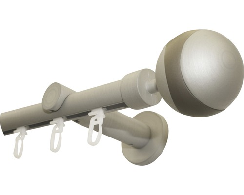 Gardinenstange mit Trägern und Endstück
