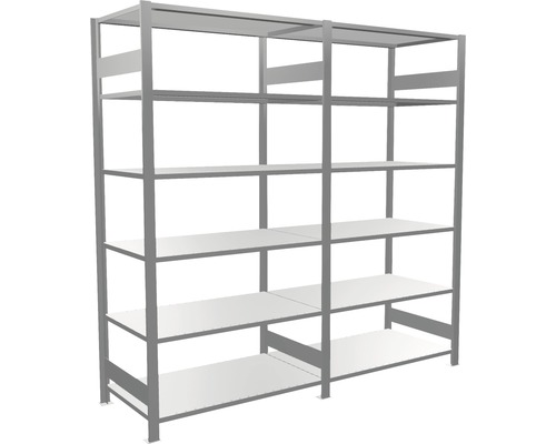 Metallregal mit mehreren Ebenen für Lagerung und Organisation