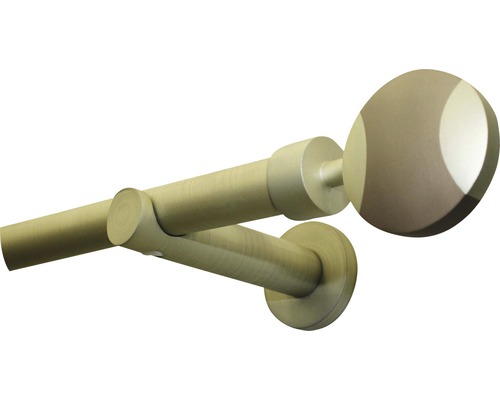 Gardinenstange mit runder Endstückform