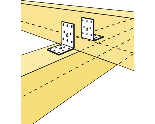 Winkelverbinder zur Holzverbindung