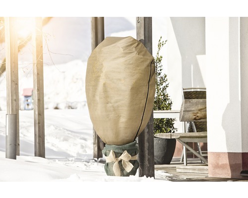 Wintervlieshaube Protect Größe XXL 1,4x2 m beige