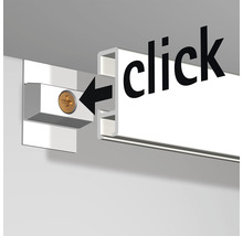 Aufhängesystem All-In-One Click Rail 2 m weiß-thumb-8