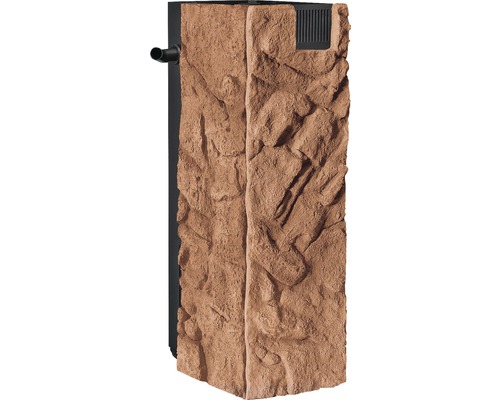 Aquarium Felsenrückwand mit Filter