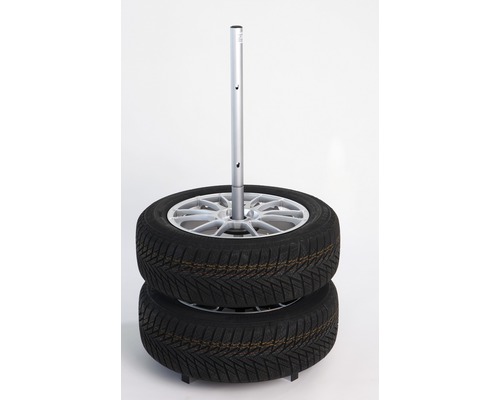 Reifenbaum mit zwei montierten Reifen