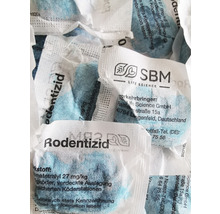Rodentizid-Köder in Einzelverpackungen