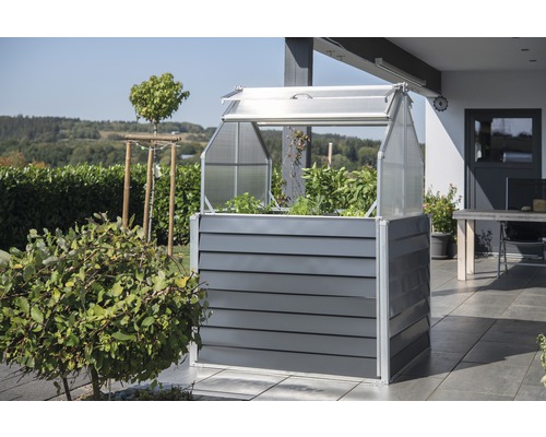 Hochbeet klassisch WESTANN Store & Grow inkl. Stauraum 120 x 120 x 169 cm anthra - Bild 3 von 12