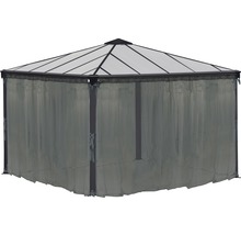 Pavillon mit Vorhängen für den Gartenbereich