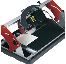Fliesenschneidmaschine mit Schneidrad und Drehfunktion