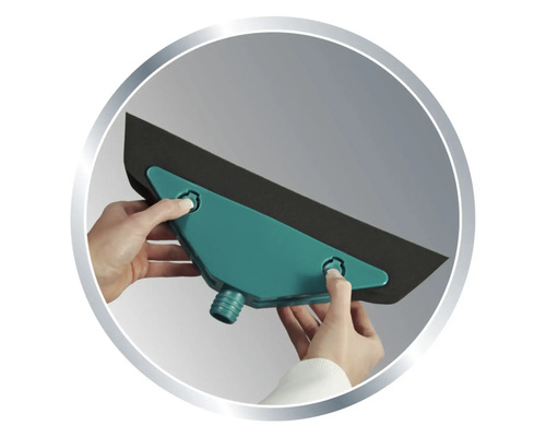 Fensterwischer mit auswechselbarem Gummiblatt für streifenfreie Reinigung