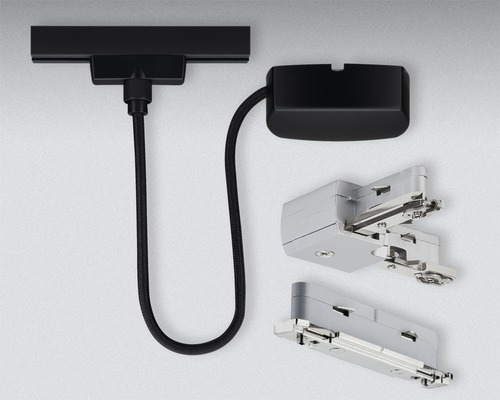 Möbelbeschlag mit Befestigungselementen und Kabel