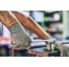 GEBOL Arbeitshandschuhe Nano Flex grau Gr. 7