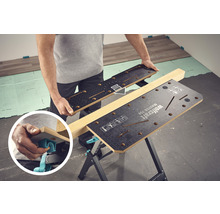 Wolfcraft Master 750 Werktisch mit Holzwerkstück