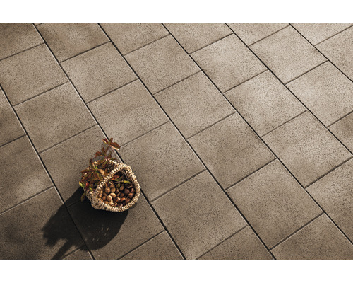 Beton Terrassenplatte iStone Starter braun 40 cm x 40 cm x 4 cm