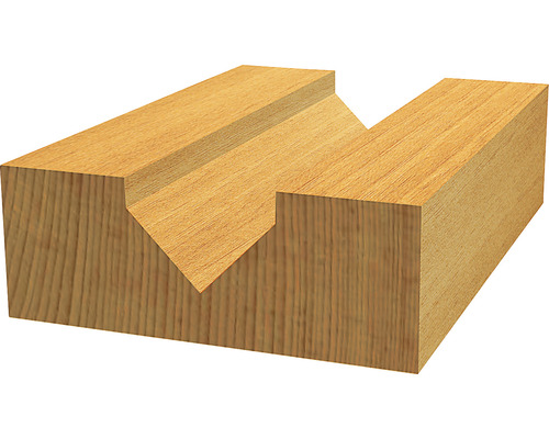 Holzprofil mit V-Nut