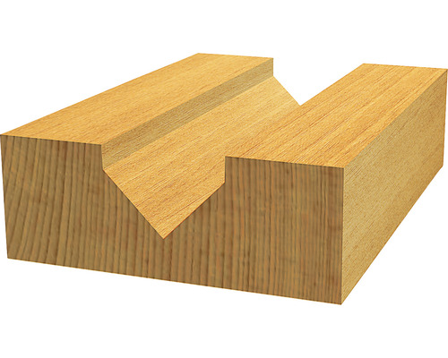 Holzprofil mit V-Nut