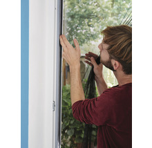Fliegengitter für Fenster tesa Insect Stop Comfort anthrazit 130x130 cm
