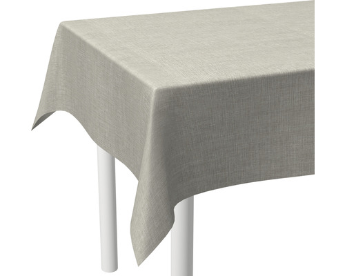 Tischdecke Style Plus Linette Robust taupe 100 x 140 cm