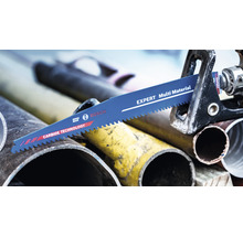 Bosch EXPERT Multi Material Säbelsägeblatt auf Rohren