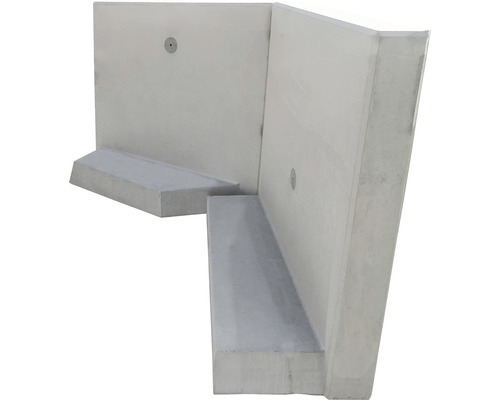 Betonwinkel mit Fuß