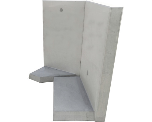 Betonwinkel mit Fuß zur Grundstücksbegrenzung