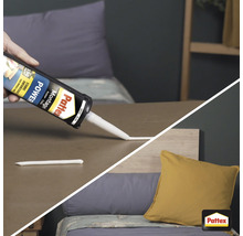 Auftragen von Pattex Montagekleber Power auf eine Oberfläche